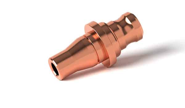 Copper turning part