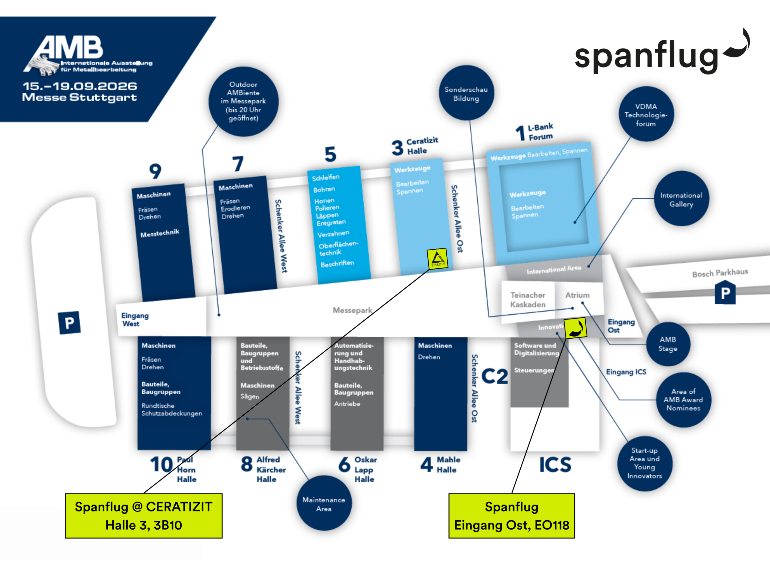 Spanflug auf der AMB 2026